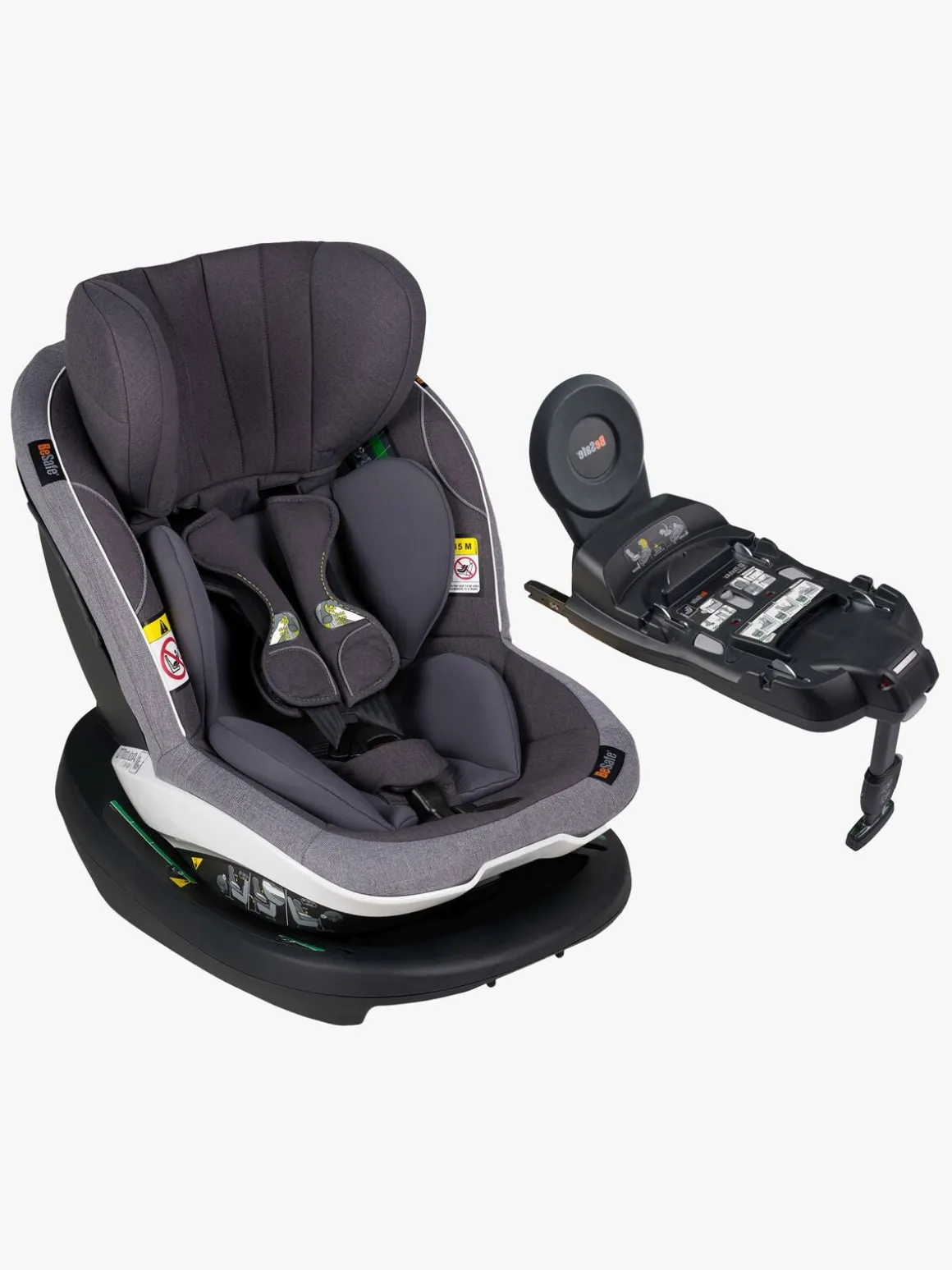 BeSafe iZi Modular A RF X1 i-Size Autostol inkl. Base, Metallic Mélange