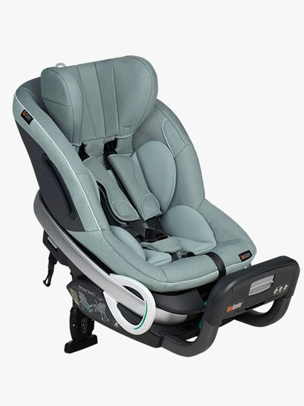 BeSafe Stretch Autostol Inkl. Tilbehørspakke, Sea Green Mélange
