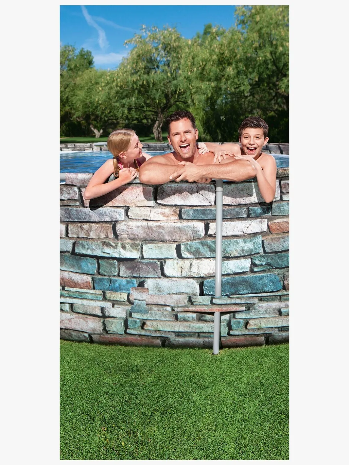 Bestway Power Steel Comfort Jet Series Oval poolsæt 610x366x122 cm