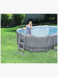Bestway Power Steel Oval poolsæt 427x250x100 cm