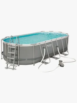 Bestway Power Steel Oval poolsæt 549x274x122 cm