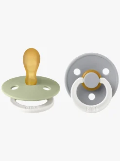 BIBS Colour Sut 2-pak Latex Str. 2 Symmetrisk, Sage Glow/Cloud Glow