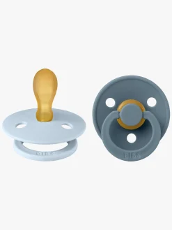 BIBS Colour Sutter 2-pak Latex Str. 2, Baby Blue/Petrol