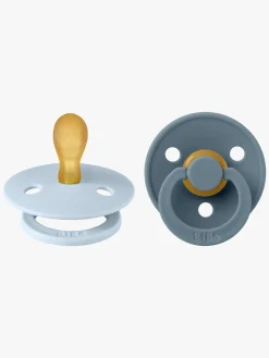 BIBS Colour Sutter 2-pak Latex Str. 1, Baby Blue/Petrol