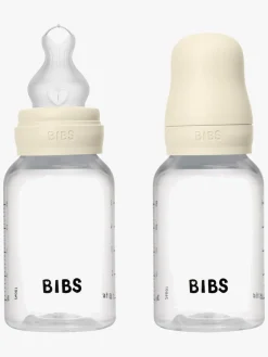 BIBS Slow Flow Sutteflaske Silicone 2-pak 150 ml, Ivory