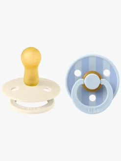 BIBS Studio Colour Block Sut 2-pak Latex Str. 2, Baby Blue Dusty Blue Mix