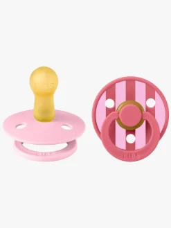 BIBS Studio Colour Block Sut 2-pak Latex Str. 2, Baby Pink Coral Mix