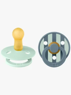 BIBS Studio Colour Block Sut 2-pak Latex Str. 2, Nordic Mint Petrol Mix