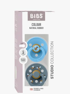 BIBS Studio Colour Bumblebee Sut 2-pak Latex Str. 2, Breeze