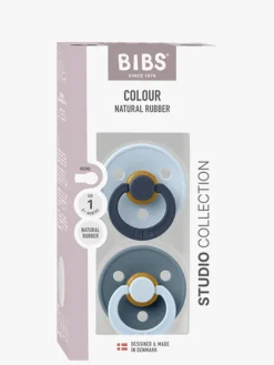 BIBS Studio Colour Fusion Sut 2-pak Str. 1, Baby Blue Petrol mix