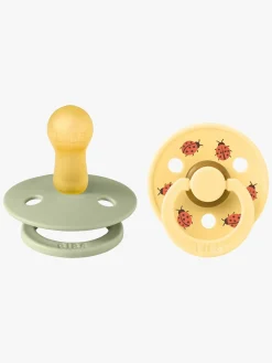 BIBS Studio Colour Ladybug Sut 2-pak Latex Str. 2, Sage