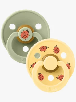 BIBS Studio Colour Ladybug Sut 2-pak Latex Str. 1, Sage