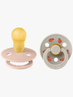 BIBS Studio Colour Ladybug Sut 2-pak Latex Str. 3, Blush