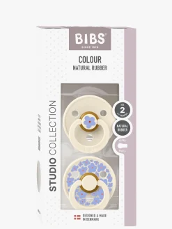 BIBS Studio Colour Sut 2-Pak Latex Str. 2 Rund, Jasmine/Ivory Mix