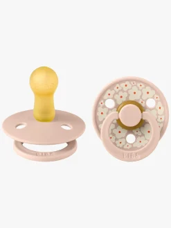 BIBS Studio Colour Sut 2-Pak Latex Str. 2 Rund, Jasmine/Blush Mix