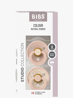 BIBS Studio Colour Sut 2-Pak Latex Str. 2 Rund, Jasmine/Blush Mix