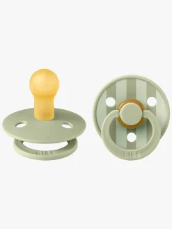 BIBS Studio Colour Sut 2-Pak Latex Str. 1 Rund, Pin/Sage Mix