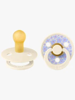 BIBS Studio Colour Sut 2-Pak Latex Str. 1 Rund, Jasmine/Ivory Mix