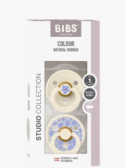 BIBS Studio Colour Sut 2-Pak Latex Str. 1 Rund, Jasmine/Ivory Mix
