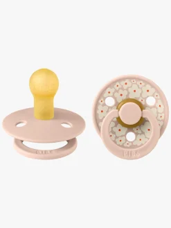 BIBS Studio Colour Sut 2-Pak Latex Str. 1 Rund, Jasmine/Blush Mix