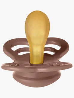 BIBS Supreme Sut 2-pak Latex Str. 1, Woodchuck/Blush