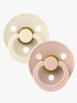 BIBS Sut Colour 2-pak Latex Størrelse 1, Ivory/Blush
