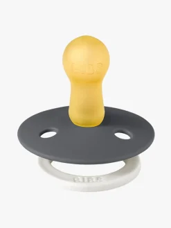 BIBS Sut Colour 2-pak Latex Størrelse 1, Iron Glow/Baby Blue Glow