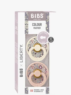 BIBS x Liberty Colour Sut 2-Pak Latex Str. 1 Rund, Eloise/Blush Mix