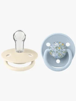 BIBS x Liberty De Lux Sut 2-Pak Silikone Onesize, Eloise/Baby Blue Mix