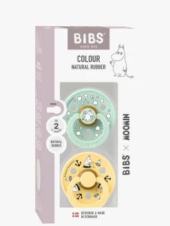 BIBS x Moomin Colour Sailing Sut 2-pak Latex Str. 2, Nordic Mint