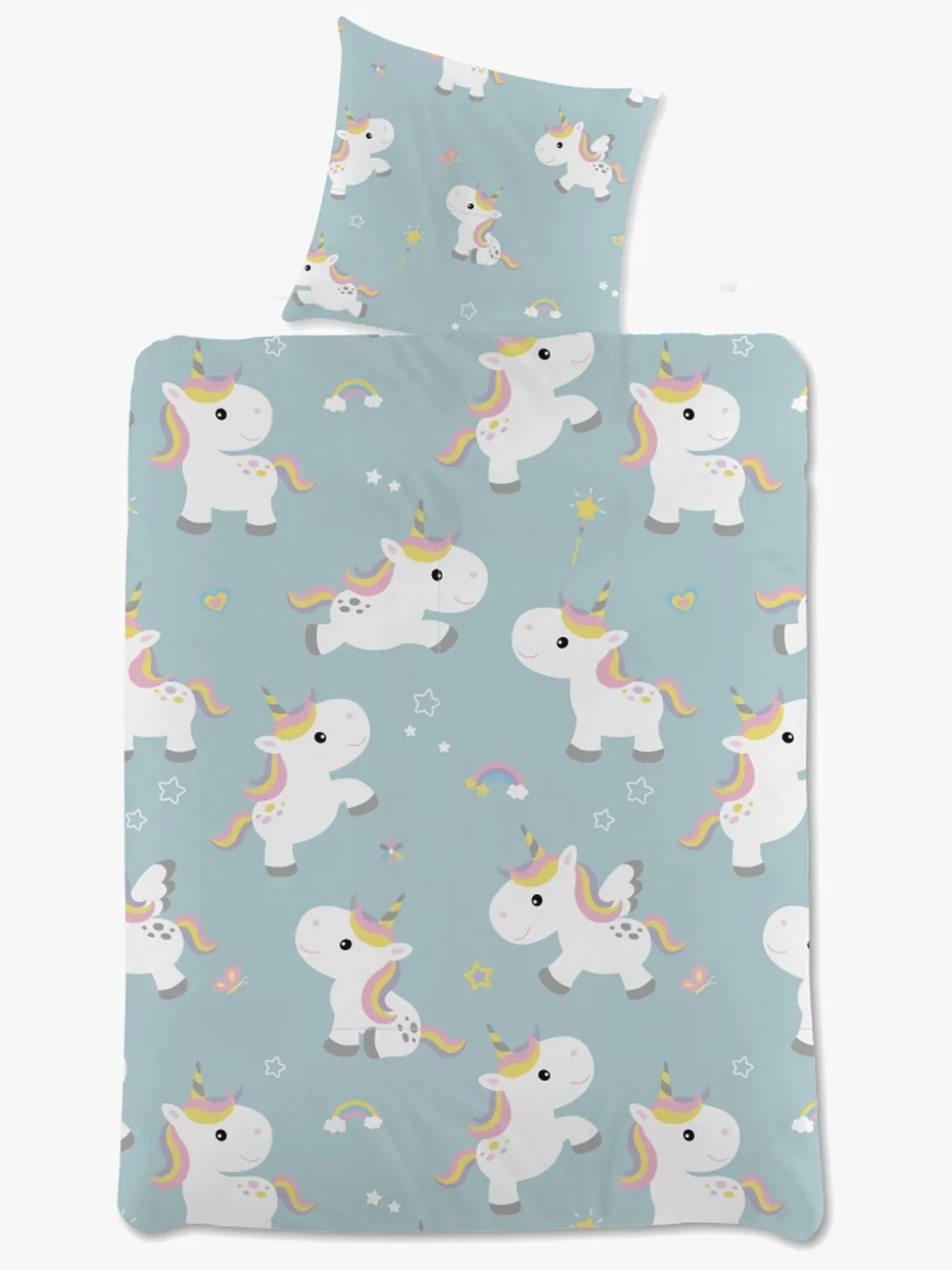 Bjorna Unicorn Sengesæt 140x200