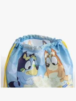 Bluey Håndklæde Gymnastikpose & Kasket Sæt, Lyseblå