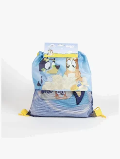 Bluey Håndklæde Gymnastikpose & Kasket Sæt, Lyseblå