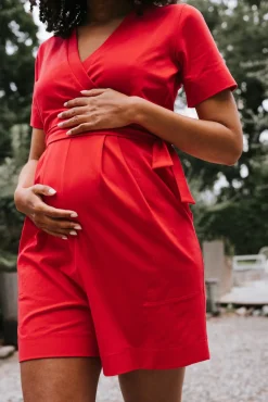 Boob Amelia Playsuit, Red