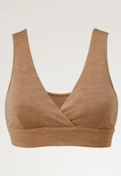 Boob Merino Uld-bh, Brown Melange