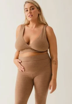 Boob Merino Uld-bh, Brown Melange