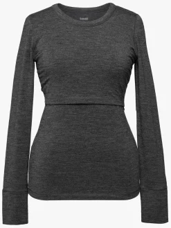 Boob Merino Wool Trøje, Dk Greymelange