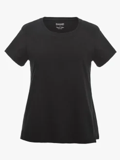 Boob Vente/Amme T-Shirt, Svart