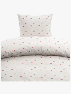 Borganäs Sengesæt Hjärtrud 150x210, Beige