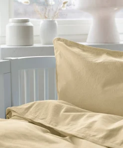 Borganäs Sengesæt Tremmeseng Humble 100 x 130 2-delt, Gul