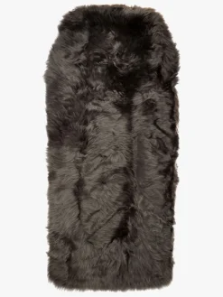 BOZZ Langhåret Lammeskinshynde, Grey