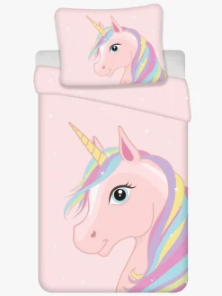 BrandMac Enhjørning Sengesæt 140x200, Pink