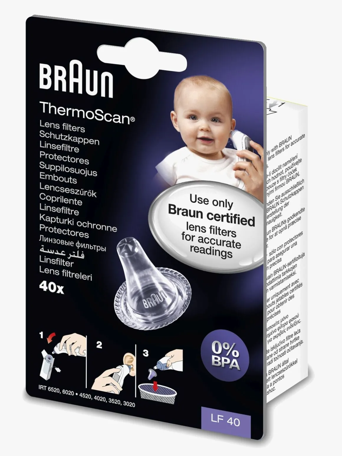 Braun Linsefilter til Termometer