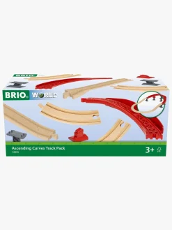 Brio World 33995 Pakke med hævede, buede skinner