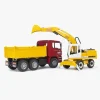 Bruder MAN TGA Construction Truck & Liebherr Gravemaskine