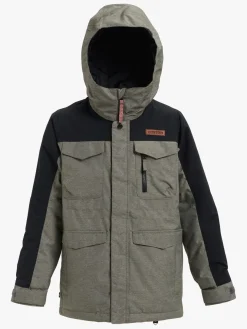 Burton Boys Covert Jakke, Bog Heather/True Black