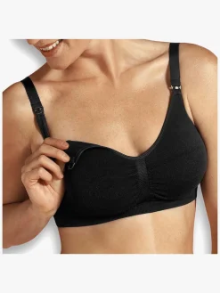 Carriwell Graviditets- & Amme-BH, Sømløs, Sort