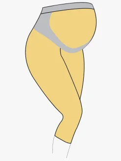 Carriwell Graviditetsleggings 3/4, Sort