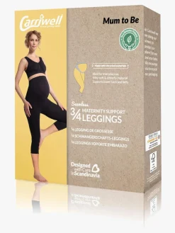 Carriwell Graviditetsleggings 3/4, Sort