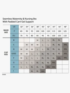 Carriwell Polstret Graviditets- & Ammebh Carri-Gel, Hvid